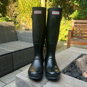 Hunter boots, original tall, size 38